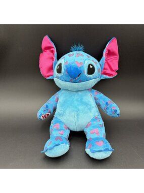 Disney Stitch Build a Bear Exclusive Full Of Love Day Plush W/ Sound Hearts 15"